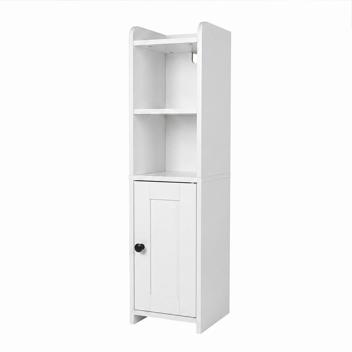 Levede Bathroom Cabinet Slim Corner Storage Adjustable Shelves PB MDF