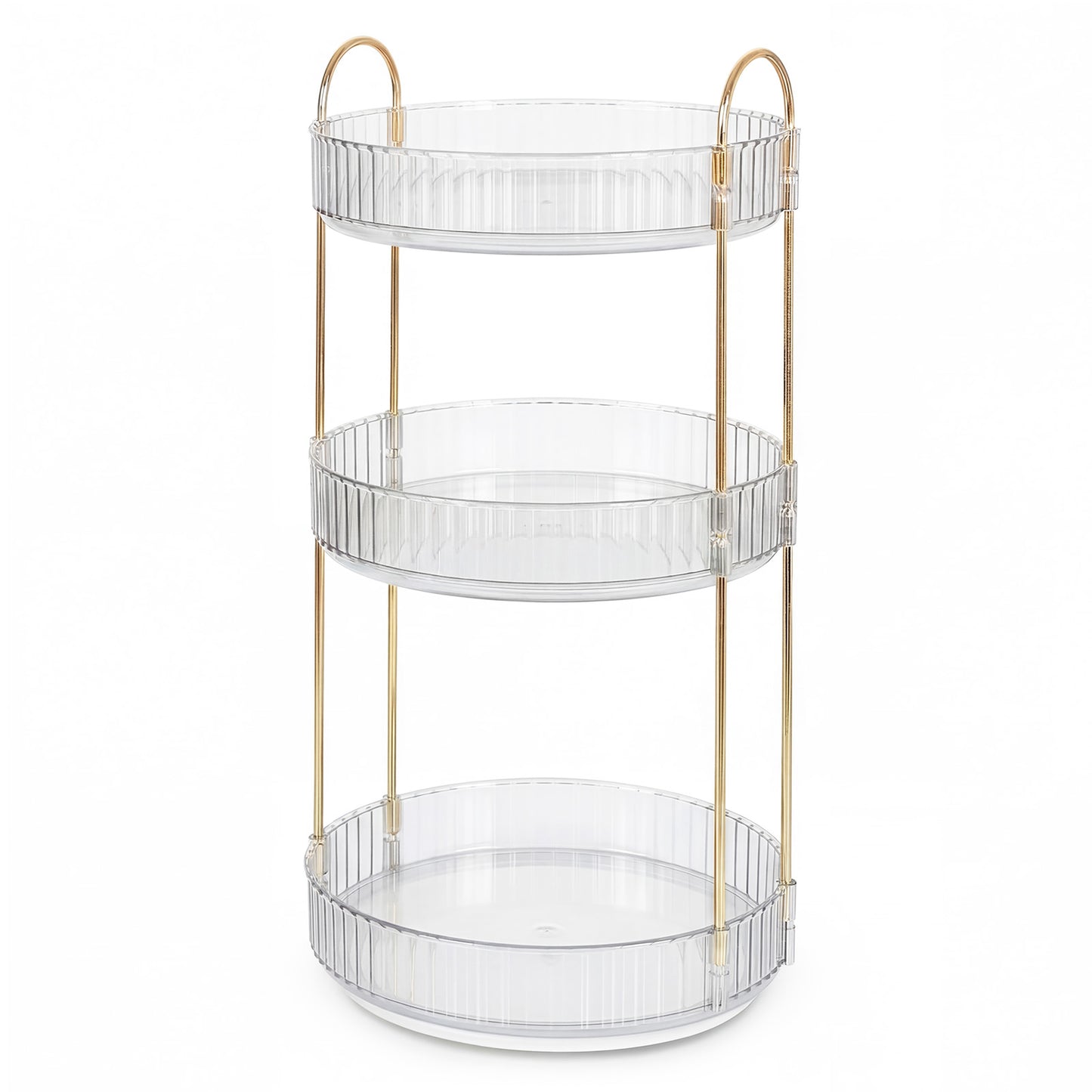 ilus Makeup Organiser 3-Tier Cosmetic Storage Modern Beauty Box Space Saving