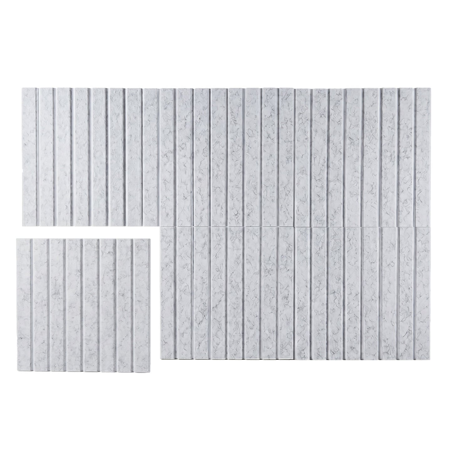 Levede Felt Notice Board 6/12 Pack Wall Tiles Pin Meaasge Board Self Adhesive