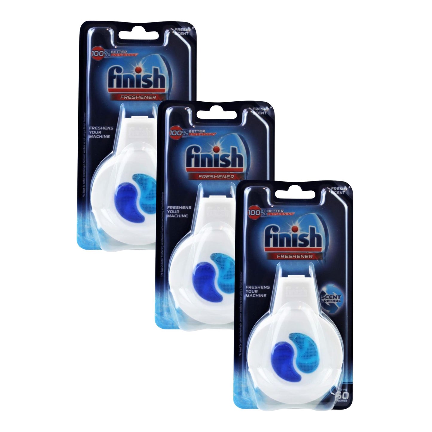 Finish Dishwasher Freshener Regular x3