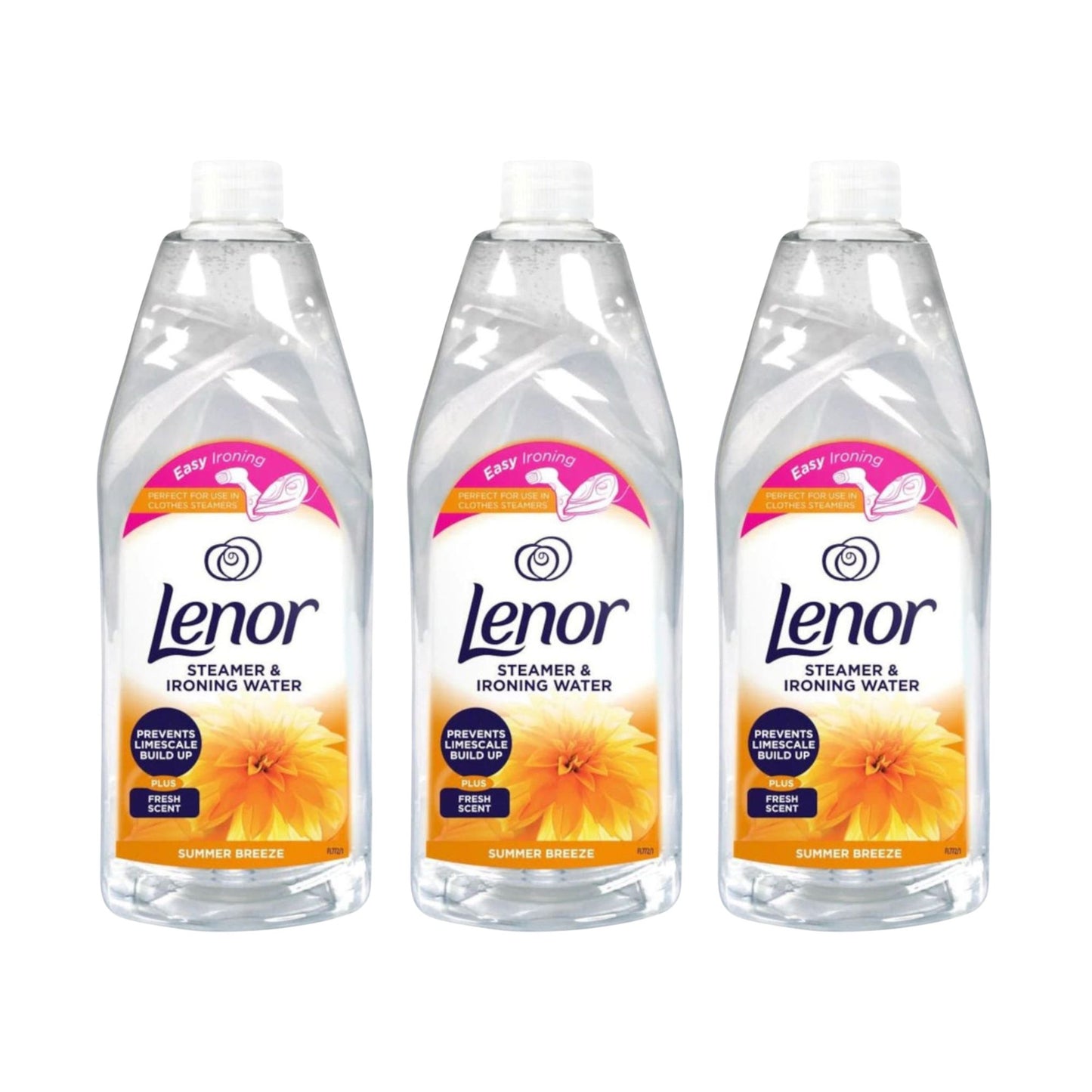 Lenor Steamer & Ironing Water Summer Breeze 1L x3