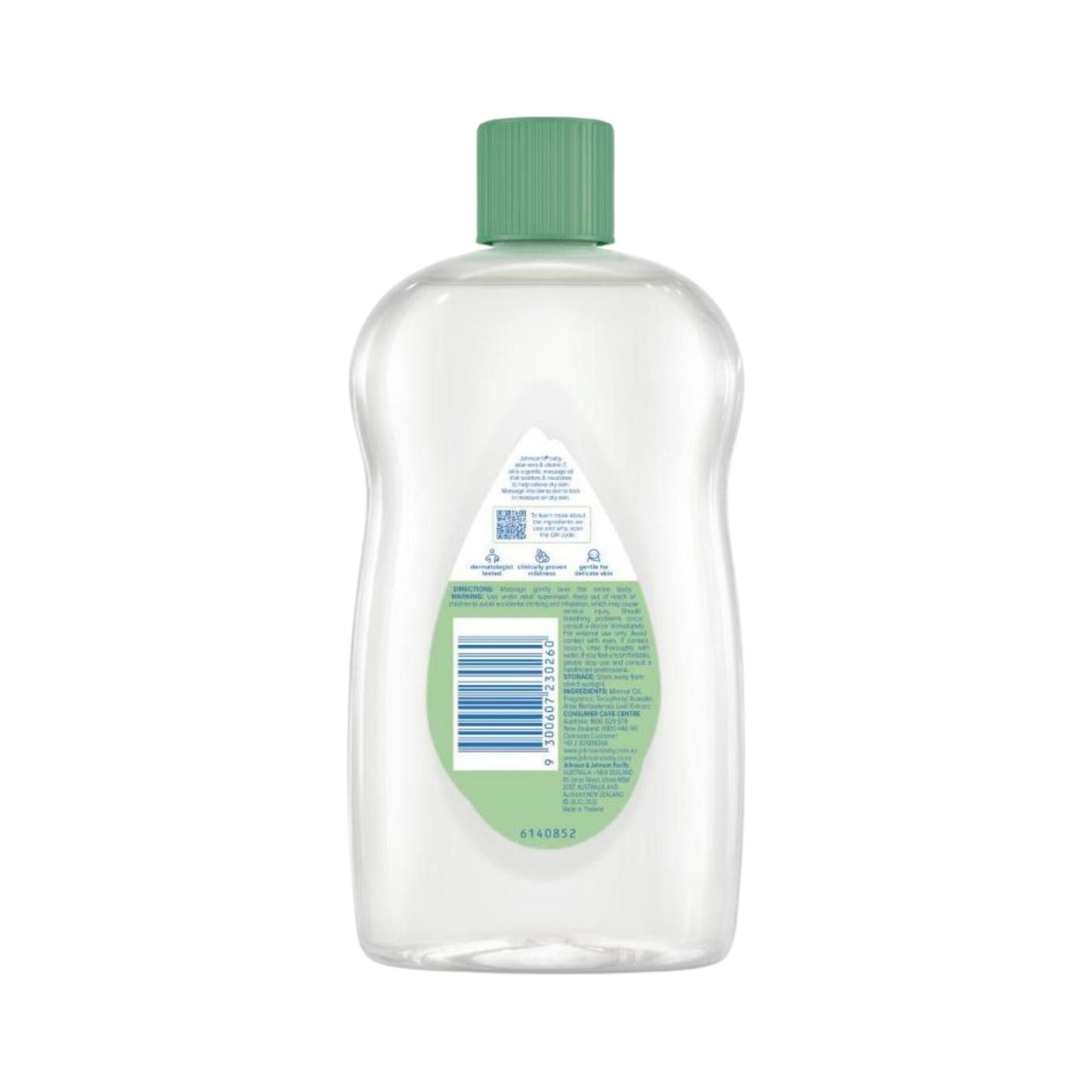 Johnson's Baby 500m Aloe Vera Oil x2