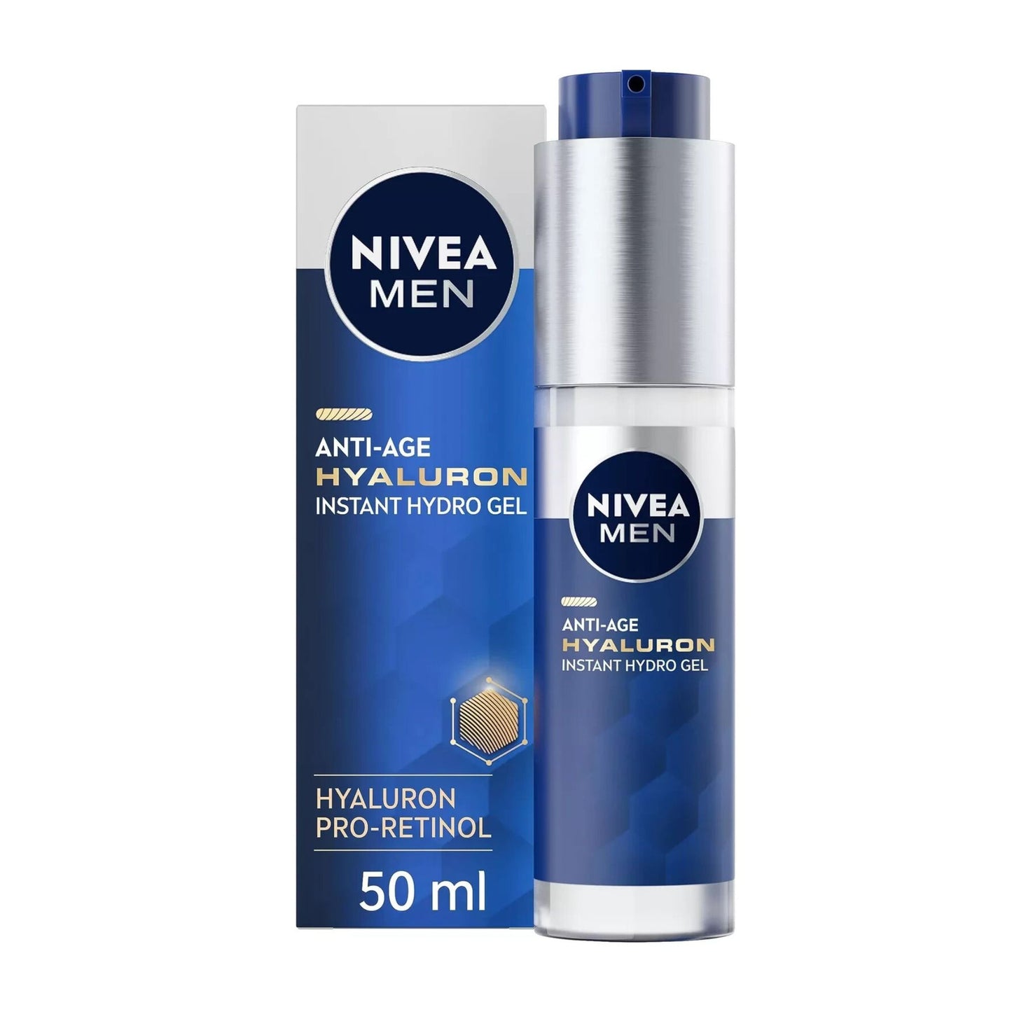 Nivea Men Face Gel Hylaron 50mL x2