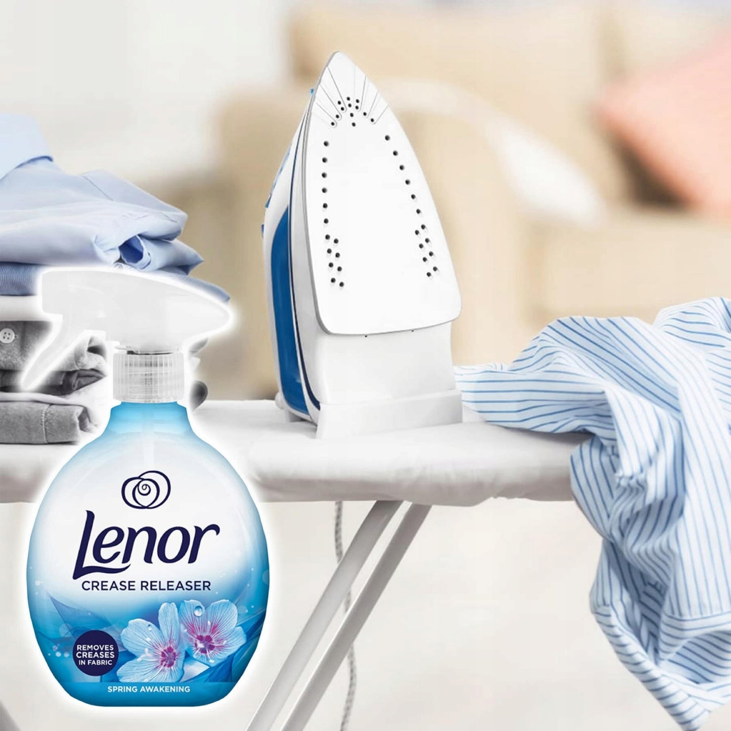 Lenor Crease Releaser Spray Spring Awakening 500ml x3