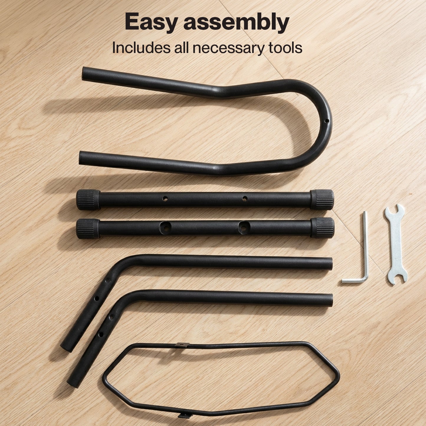 MONVELO Bike Rack Bicycle Stand for Storage Adjustable Bike Floor Parking Rack