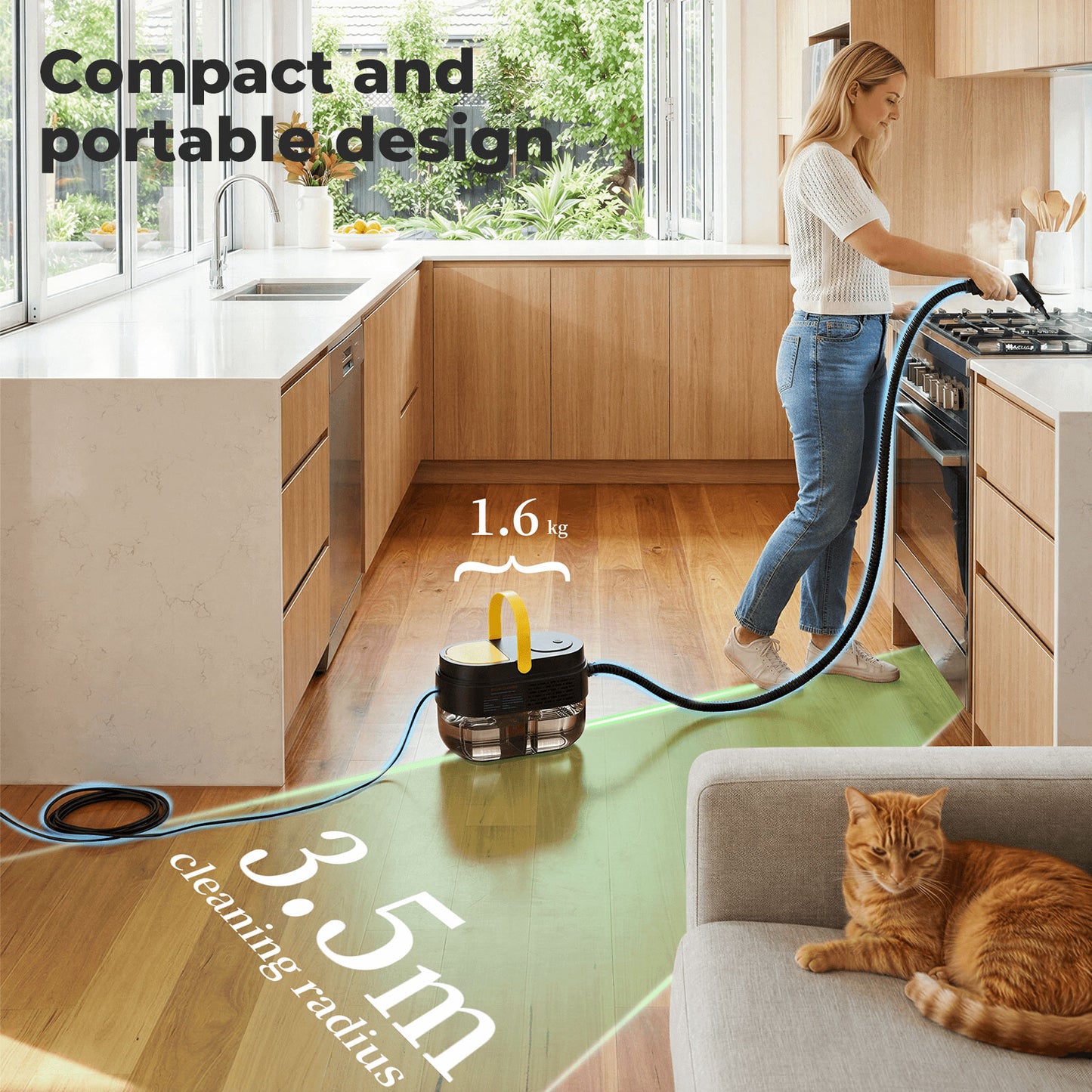 Spector Steam Cleaner High Tempreture Every Corner Complete Cleaning Machine