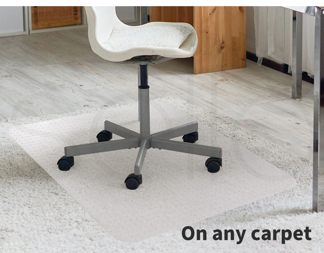 Marlow PVC Chair Mat Office Carpet Floor Protectors Non Slip Computer 120X90cm