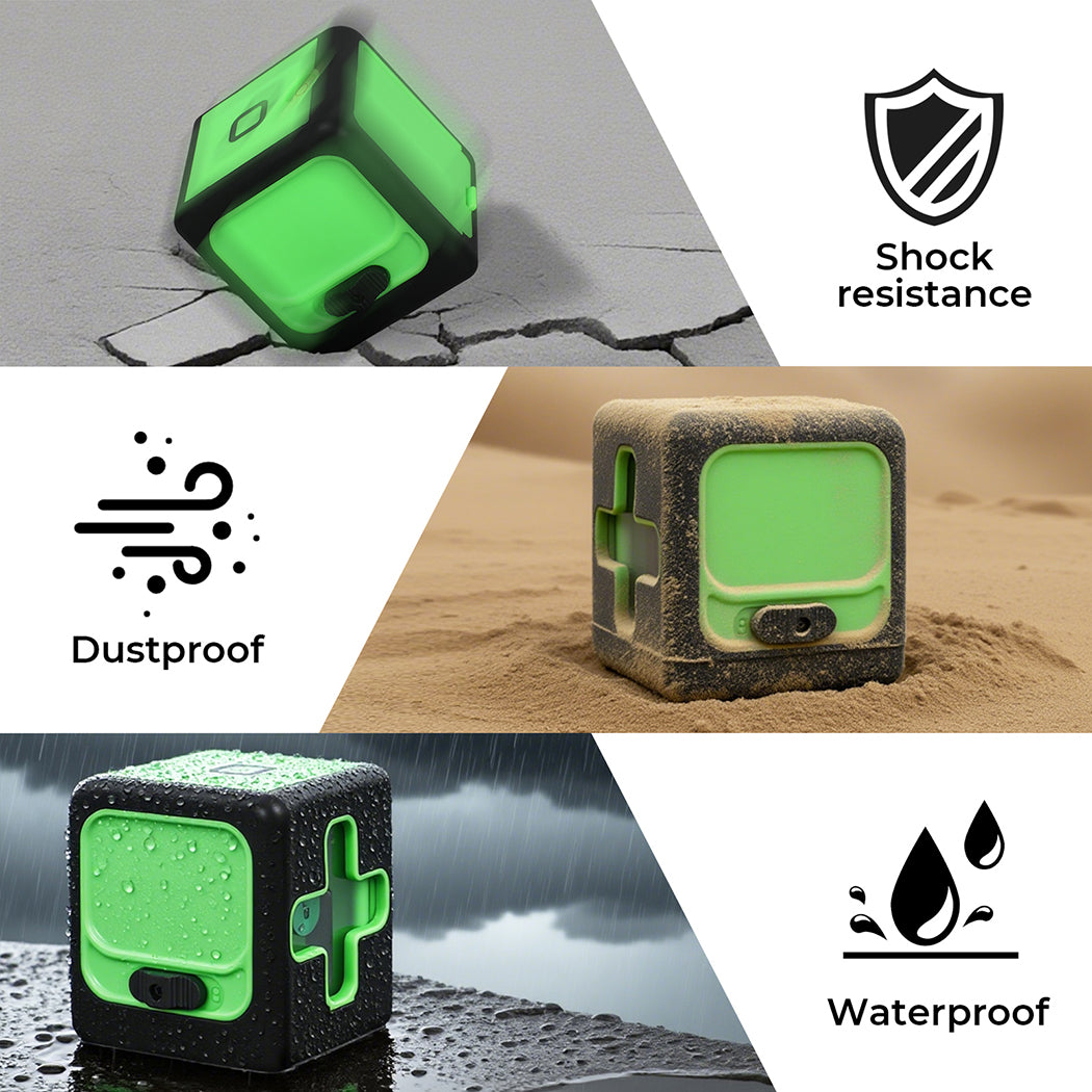 Traderight Green Laser Level 360° Self Leveling IP54 Water Resist with Tripod