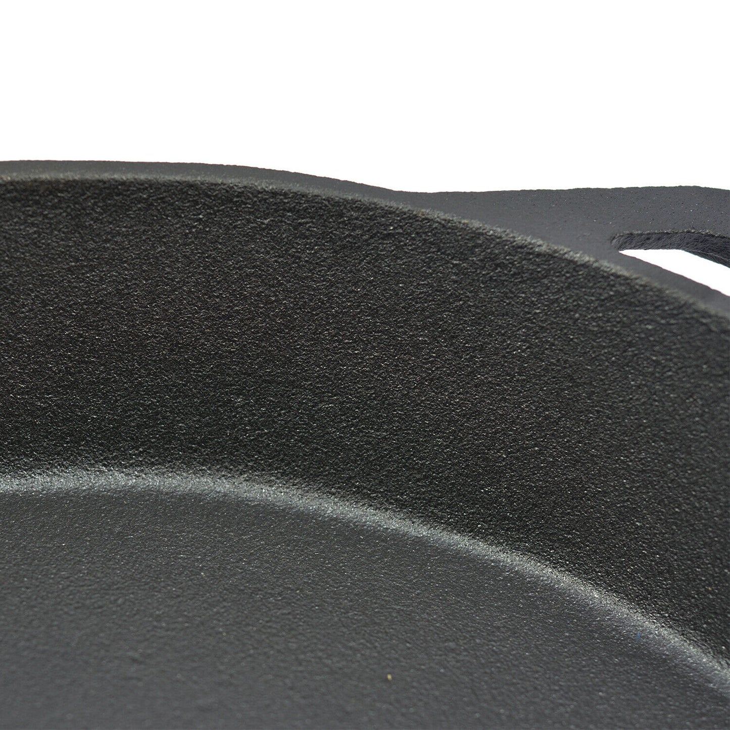 Toque Frying Pan Non Stick Cast Iron 30cm Steak Skillet Round BBQ Grill Camping
