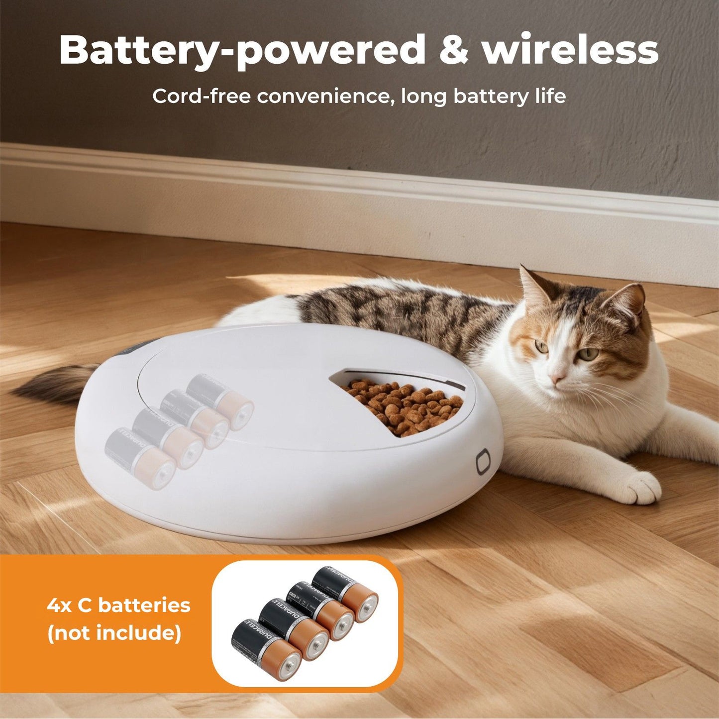 Skylos Pet Feeder Automatic Dog Cat Programmable Fresh Wet Dry Food Dispenser
