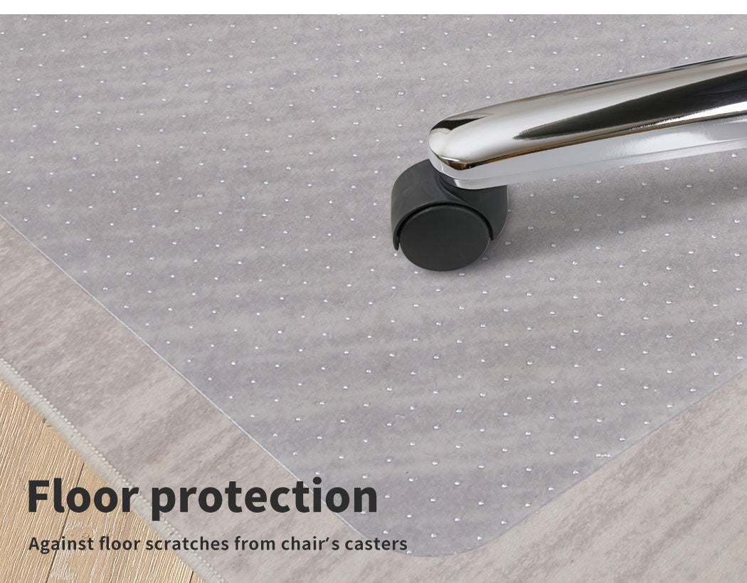 Marlow Office Chair Mat Hard Floor for Carpet Protector PVC Non Slip 120x90cm