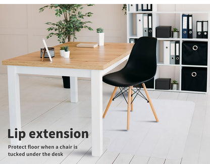 Marlow Chair Mat for Carpet Office Hard Floor Protectors PVC Non Slip 120X90