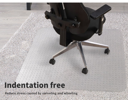 Marlow Office Chair Mat Hard Floor for Carpet Protector PVC Non Slip 120x90cm