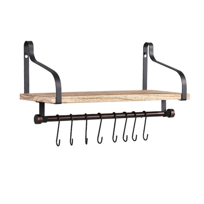 Levede Floating Shelf Brackets Wall Shelves Mount Display Rack Storage Hook