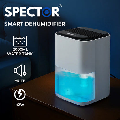Spector Electric Dehumidifier 2000ml Drying Moisture with LED Light Timer Silent