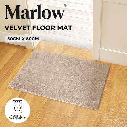 Marlow Door Mats Indoor Washable Runner Rugs Non Slip Kitchen Floor Mat 50x80cm