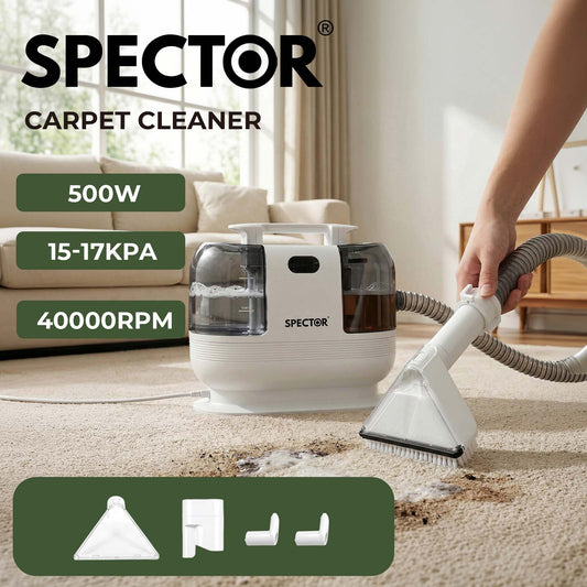 Spector Spot Carpet Upholstery Cleaner 17KPA Handheld Sofa Stain Striker 500W