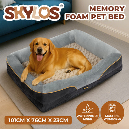 Skylos Orthopaedic Dog Bed for Large Dog Warm Pet Mattress Cushion Washable