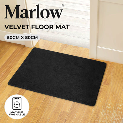 Marlow Large Indoor Door Mat Non Slip Entrance Rug Dirt Trapper Washable Mats
