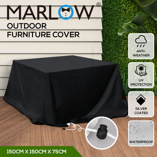 Marlow Outdoor Furniture Cover Garden Patio Waterproof Rain UV Protector 150CM