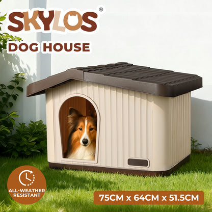 Skylos Pet House Outdoor Winter Insulated Dog Kennel Stray Shelter Weatherproof