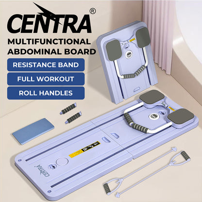 Centra Multifunctional Abdominal Board Pilates Reformer Set Elbow Support Grey