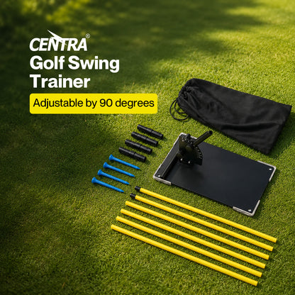 Centra Golf Alignment Sticks for Plane Accuracy With Carry Bag Outdoor Practice