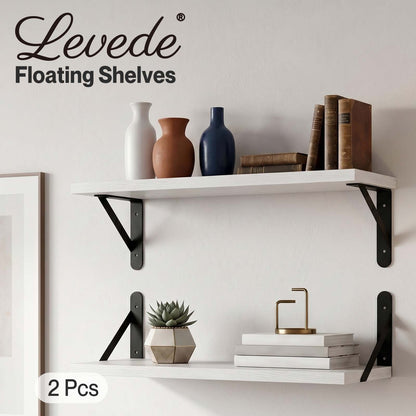 Levede Floating Shelves 2PC Wall Mounted Shelf DIY Storage Display Modern Decor