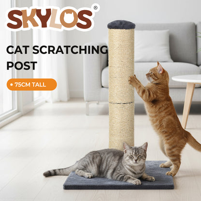Skylos Tall Cat Scratching Post Natural Sisal Pole Hevay Duty Base Scratcher Toy