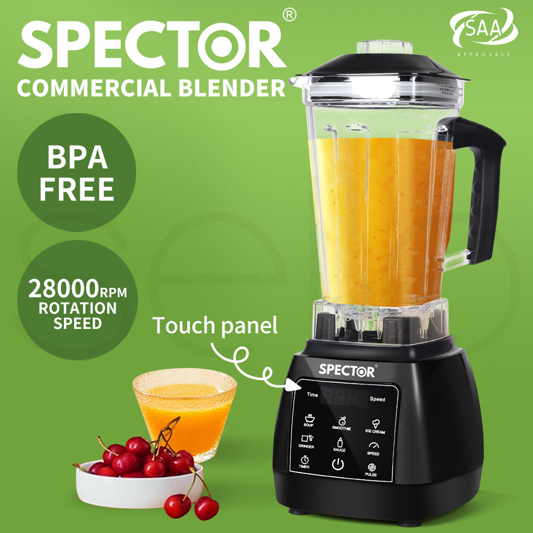 Spector 2L Commercial Blender Mixer Food Processor Juicer Smoothie Ice Crush