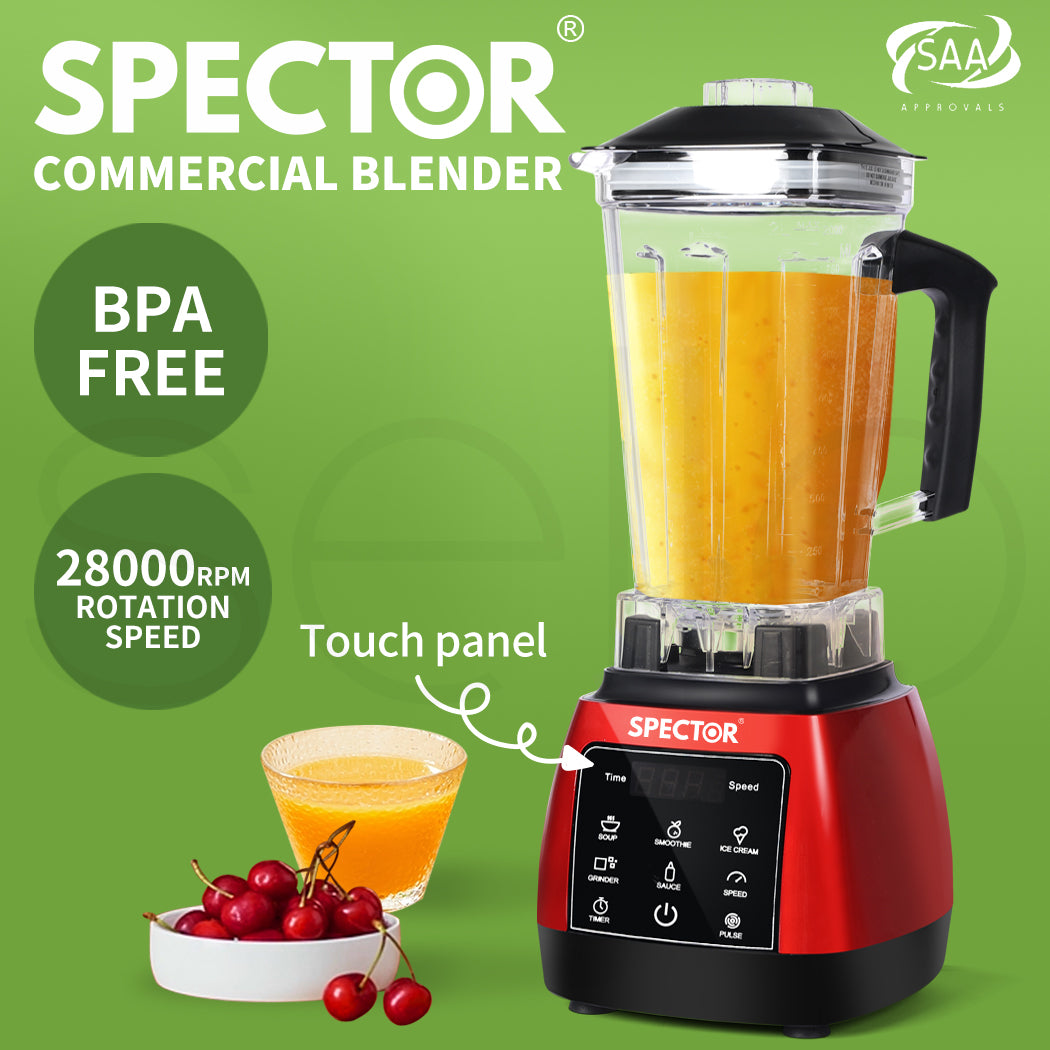 Spector 2L Commercial Blender Mixer Food Processor Juicer Smoothie Ice Crush