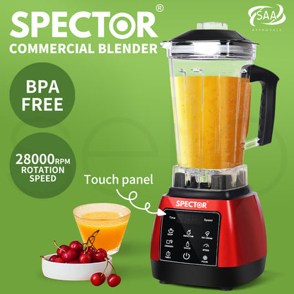 Spector 2L Commercial Blender Mixer Food Processor Juicer Smoothie Ice Crush