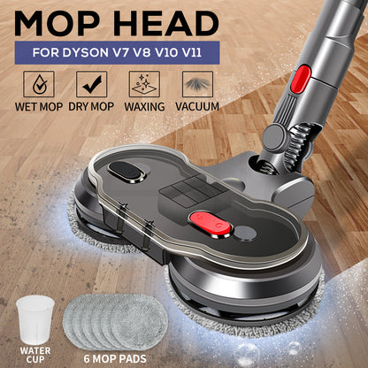 Electric Motorised Mop Head for Dyson V7 V8 V10 V11 V15 Vacuum Cleaners 6 Pads
