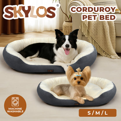 Luxury Pet Bed Orthopedic Calming Small Large Dog Bed Plush Washable Cushion Mat