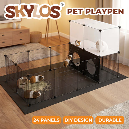 Skylos Small Pet Playpen Hamster Run Puppy Rabbit Chinchilla Enclosure Fence