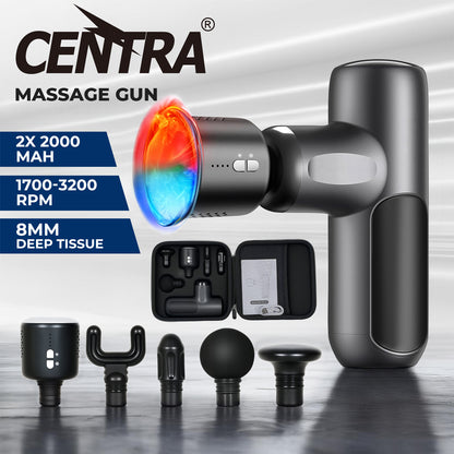 Centra Massage Gun Deep Tissue Heating Cooling Head for Muscle Deep Relaxation
