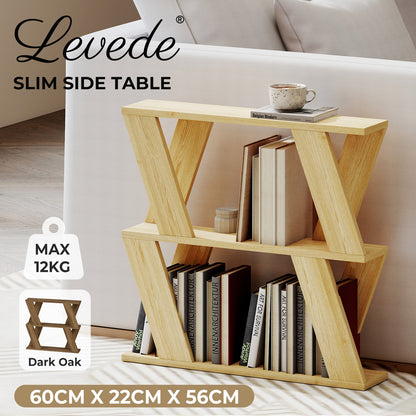 Levede Slim Side Table Modern Sofa End Bedside Table for Living Room Small Space