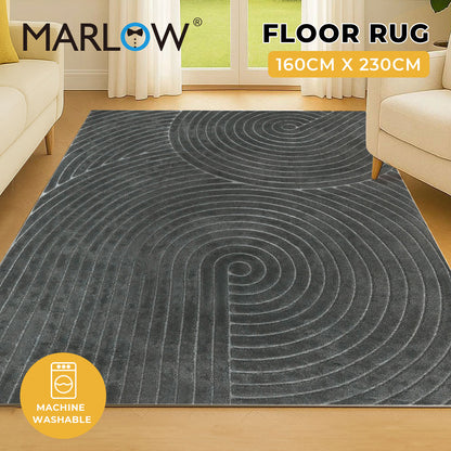 Marlow Large Rug Living Room Soft Floor Rug Runner Machine Washable Non Slip