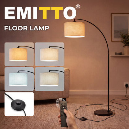 Emitto Standard Floor Lamp Dimmable Standing Lamp Smart Control Adjustable Timer