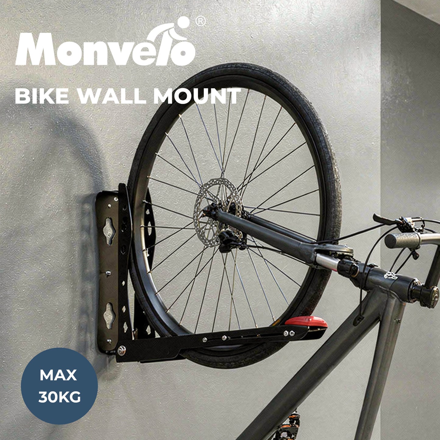 Monvelo Bike Racks Garage Wall Mount Bicycle Storage Adjustable Foldable Swivel