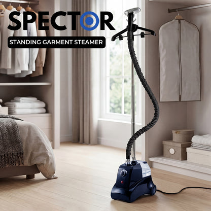 Spector Upright Garment Clothes Steamer 3.3L Vertical Standing Steamer 4 Levels