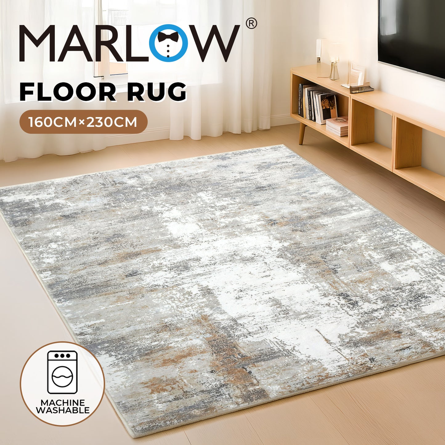 Marlow Area Rug Extra Large Floor Carpet Living Room Washable Hallway Runner
