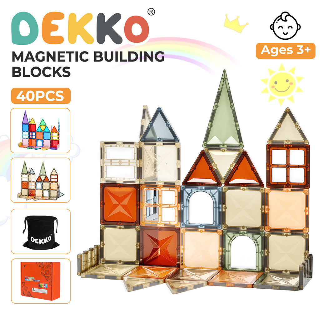 Dekko Magnetic Building Blocks Tiles for Kids Gift Educational Construction Toy