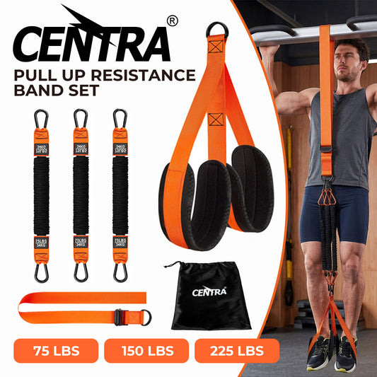 Centra Pull Up Assistance Band Heavy Duty Adjustable Gym Strength Training Set