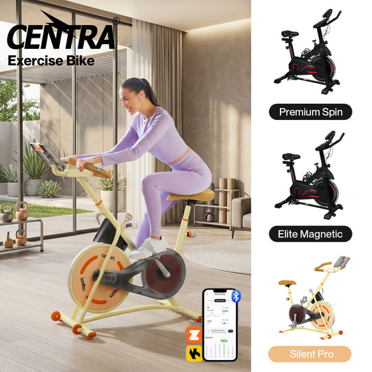 Centra Magnetic Exercise Bike Smart Indoor Cycling Spin Bike Cardio Home Gym