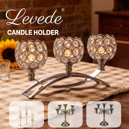 Levede Candle Holder Set Candlestick Stand Light Holder Table Modern Decorative