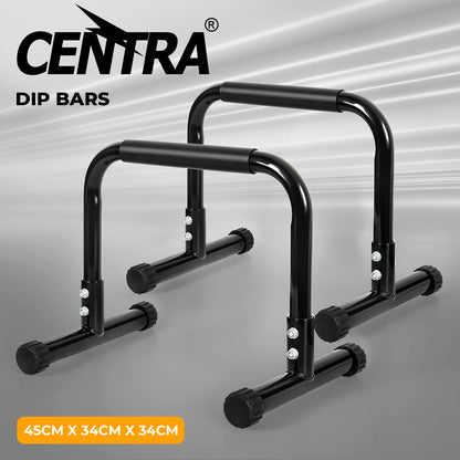 Centra Parallel Dip Bar Station Gym Parallettes Workout Crossfit Calisthenics