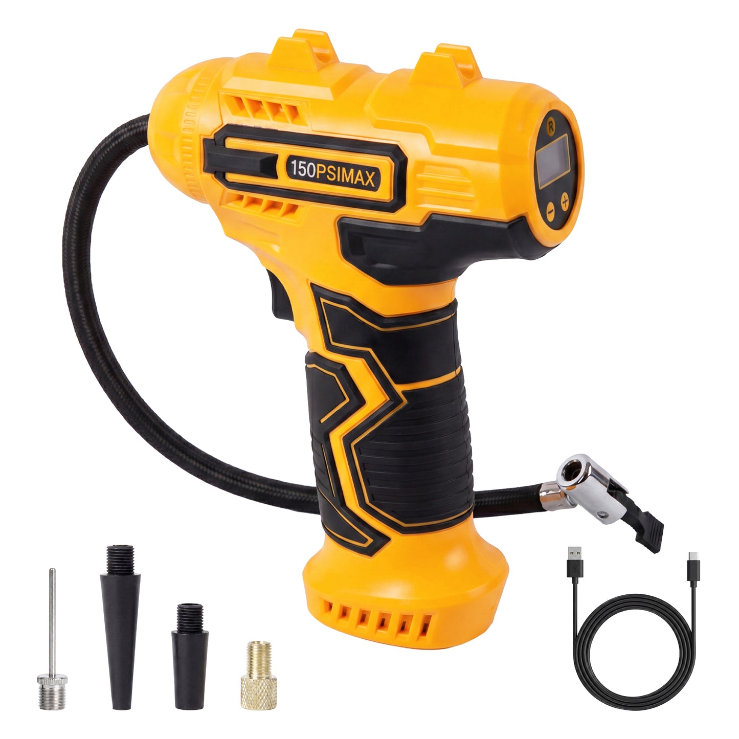 Traderight Car Tyre Inflator Cordless Air Compressor 150PSI Portable Tyre Pump