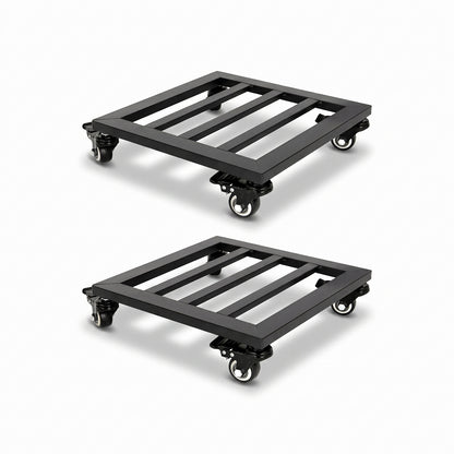 Toque Plant Caddy with Wheels Heavy Duty Rolling Plant Stand Trolley 2PCS