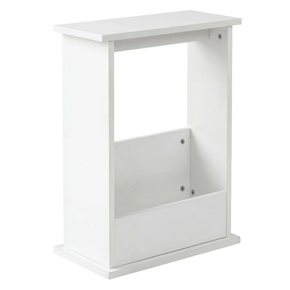 Levede Side Table with Magazine Rack Modern Slim End Table for Living Room